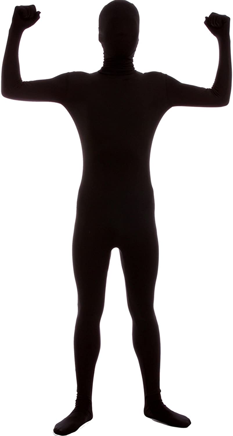 Full Body Spandex Skin Suit Zentai Constume Unitard Leotard XL dark gray
