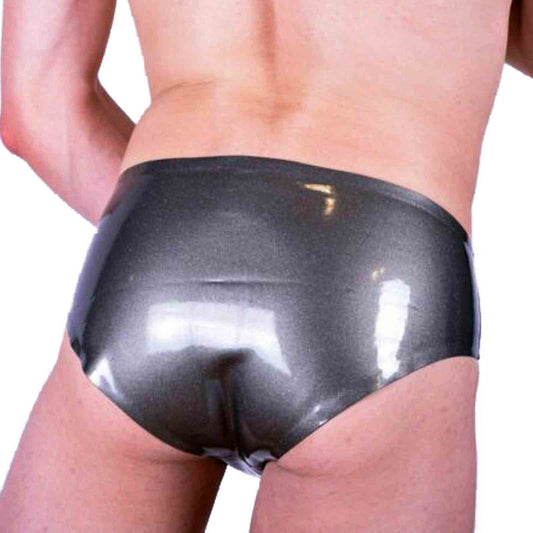 MONNIK Fashion Latex Underpants Handmade Briefs Rubber Tight Panties Shorts Underwear for Fetish Cosplay Club wear