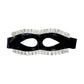 MONNIK Latex Eye Mask with White Lace Edge sexy Unisex Rubber Party Mask cosplay  Handmade for fetish Catsuit party