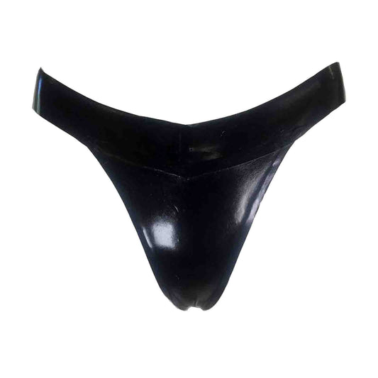 MONNIK Latex Underwear Women Rubber High Cut Thong Pantie Custom Made for fetish Catsuit Party Club wear Cosplay