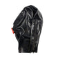 MONNIK Black Latex Mask Rubber Unisex Hood Zipper Handmade Mouth Sleeve Wear for Latex Bodysuit