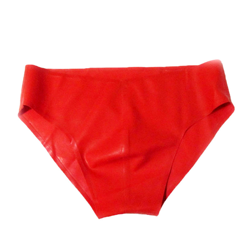 MONNIK Latex Men Underpants Handmade Briefs Rubber Tight Panties Shorts Underwear for Latex Party Club Wear