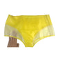 MONNIK Latex Boxer shorts Rubber Panties Bulge Pouch Boxer Briefs Underwear Yellow&translucent Underwear for Bodysuit Party