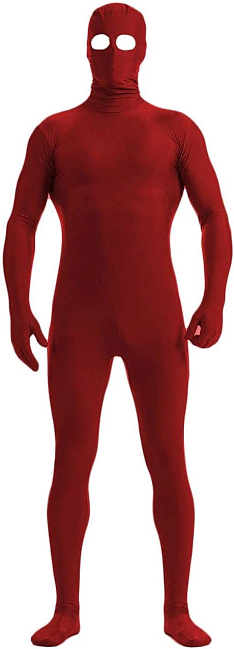 Men's Zentai Bodysuit with Eyes Open Spandex One piece Lycra Fabric