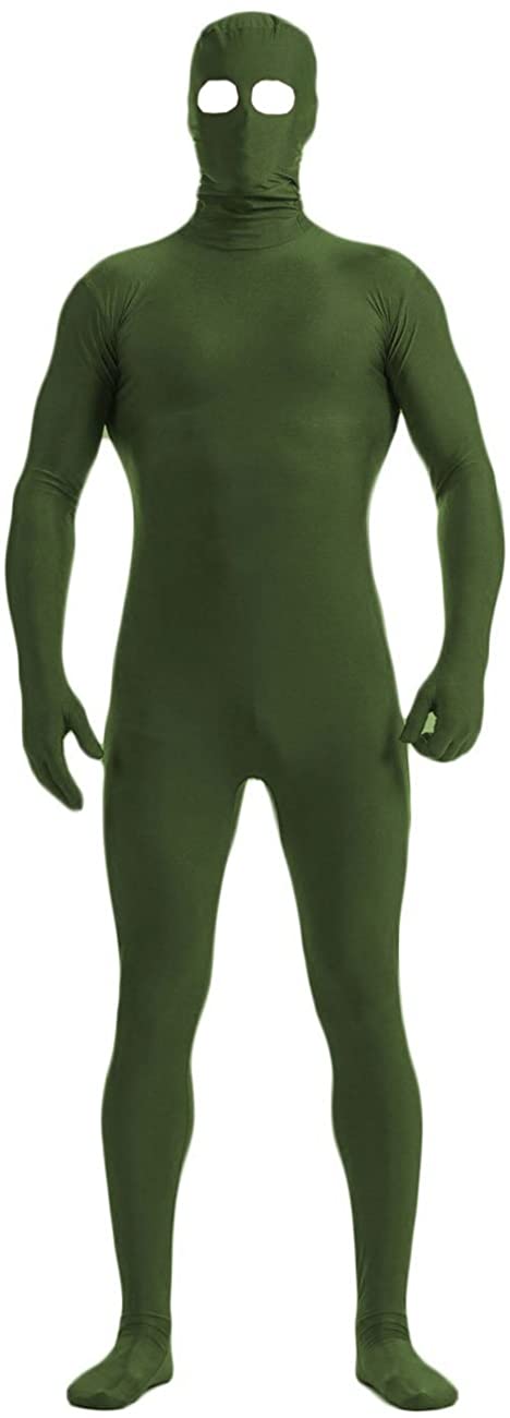 Men's Zentai Bodysuit with Eyes Open Spandex One piece Lycra Fabric