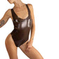 MONNIK Latex Bodysuit Translucent Tights for Fetish Latex Sexy Catsuit Party Club Wear