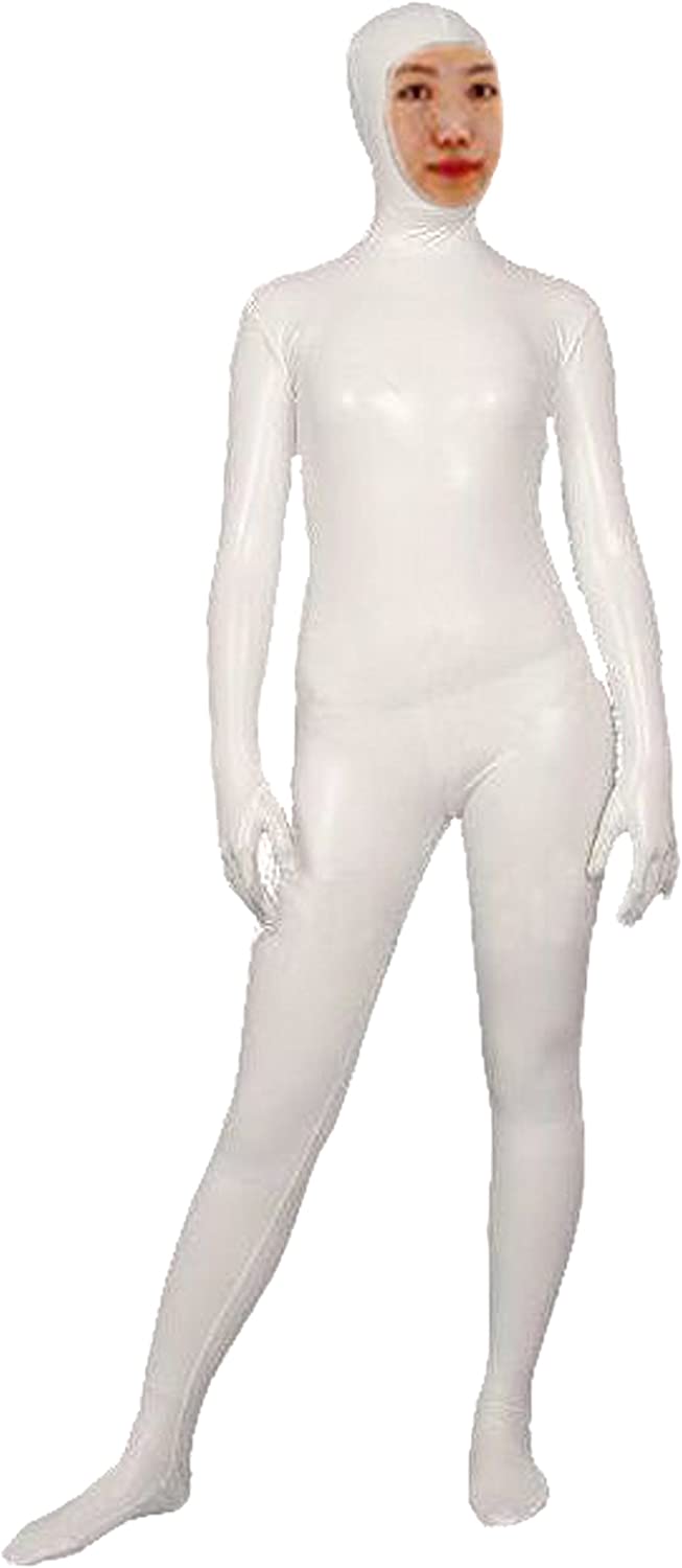 Shiny Spandex Open Face Full Bodysuit Zentai Suit for Adults and Children Spandex One piece Lycra Fabric
