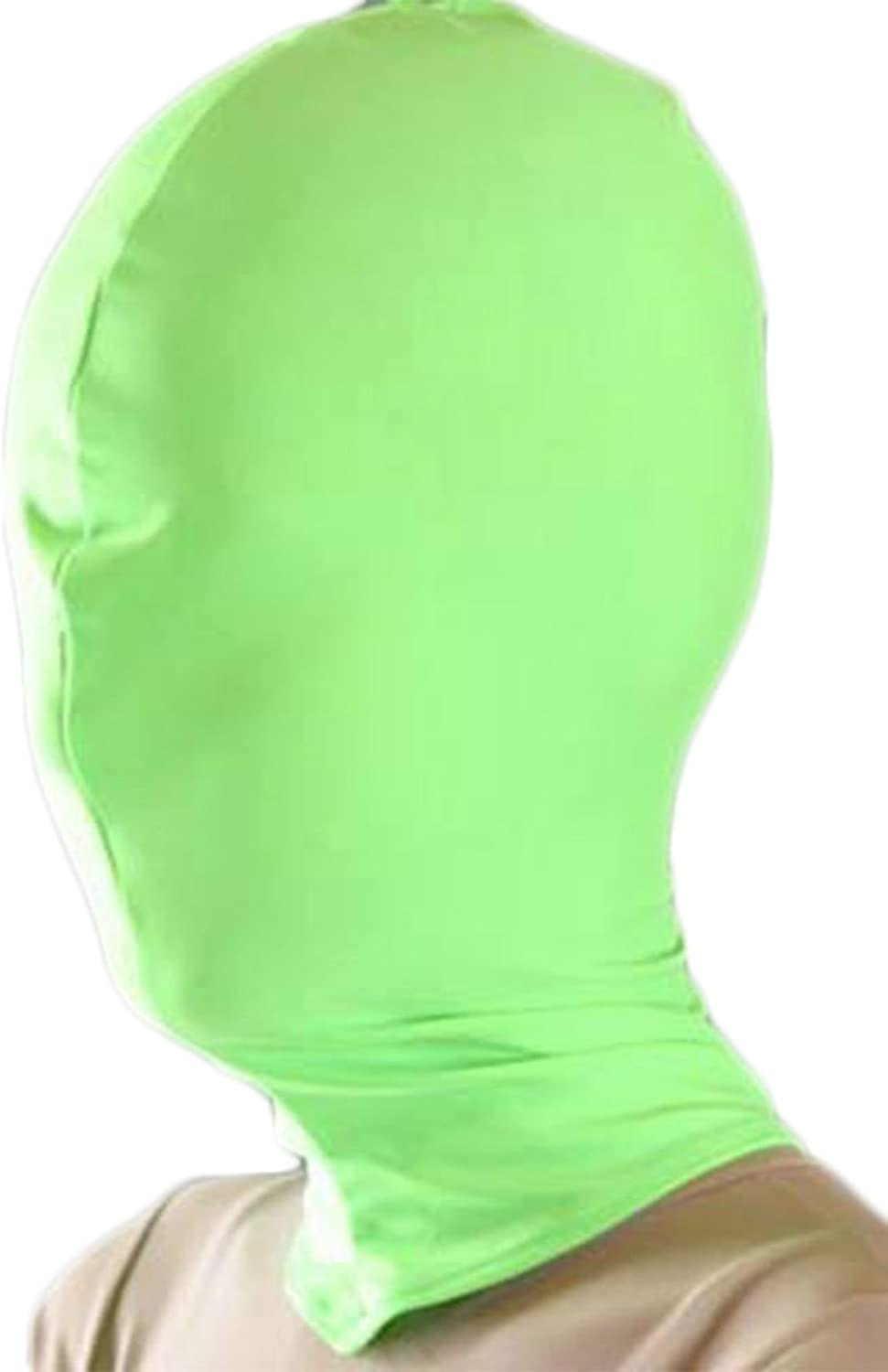 Lycra Masken Spandex Hoods Greenman Masks - Lime Green Hood Cosplay Ac ...