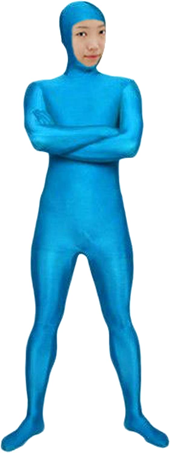 Spandex Open Face Full Bodysuit Zentai Suit for Adults and Kids Spandex One piece Lycra Fabric