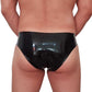 MONNIK Black Latex Men Underpants Handmade Latex Briefs Latex Rubber Men Tight Panties Shorts Underwear