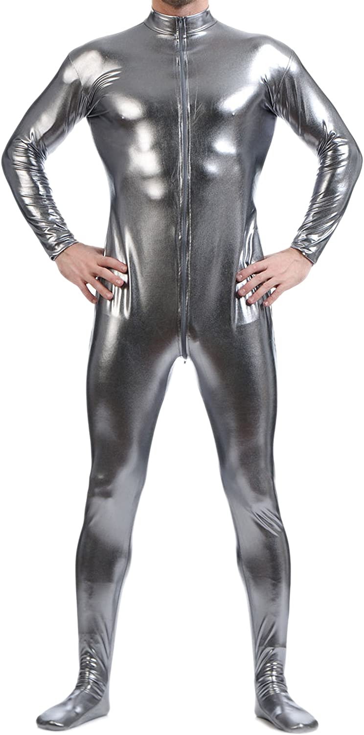 Unitard Skin-Tight Dancewear Metallic Suit for Adults and Children Spandex One piece Lycra Fabric