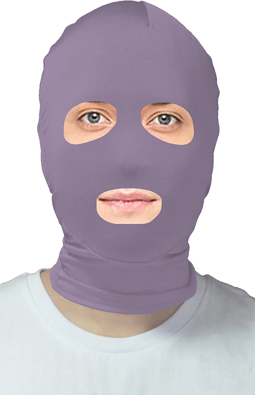 Lycra Masken Spandex Hoods Open Eyes and Mouth Zentai Hood Mask Cosplay Accessories