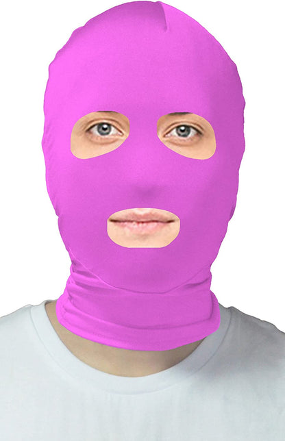 Lycra Masken Spandex Hoods Open Eyes and Mouth Zentai Hood Mask Cosplay Accessories