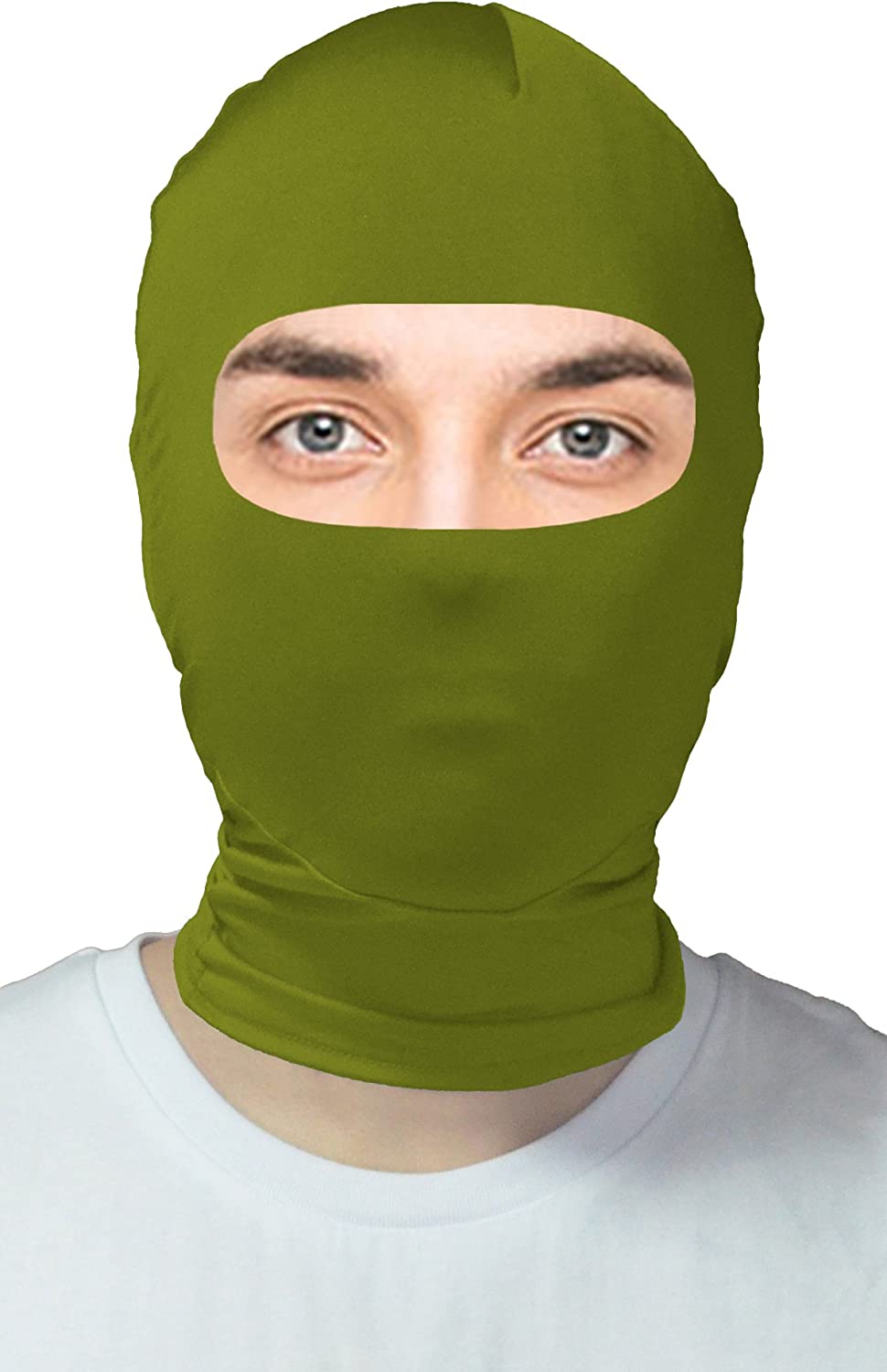 Lycra Masken Spandex Hoods Eyes Hole Zentai Mask Halloween Hood Cosplay Accessories