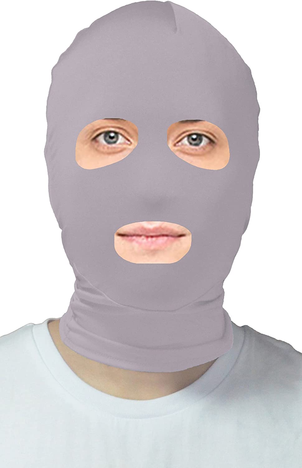 Lycra Masken Spandex Hoods Open Eyes and Mouth Zentai Hood Mask Cosplay Accessories