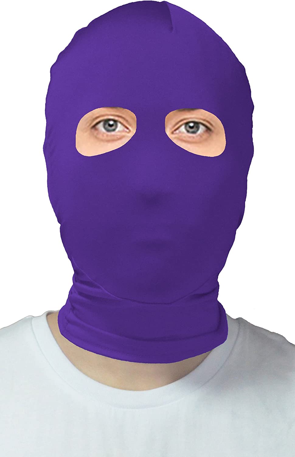 Lycra Masken Spandex Hoods Open Eyes Zentai Hood Mask Cosplay Accessories