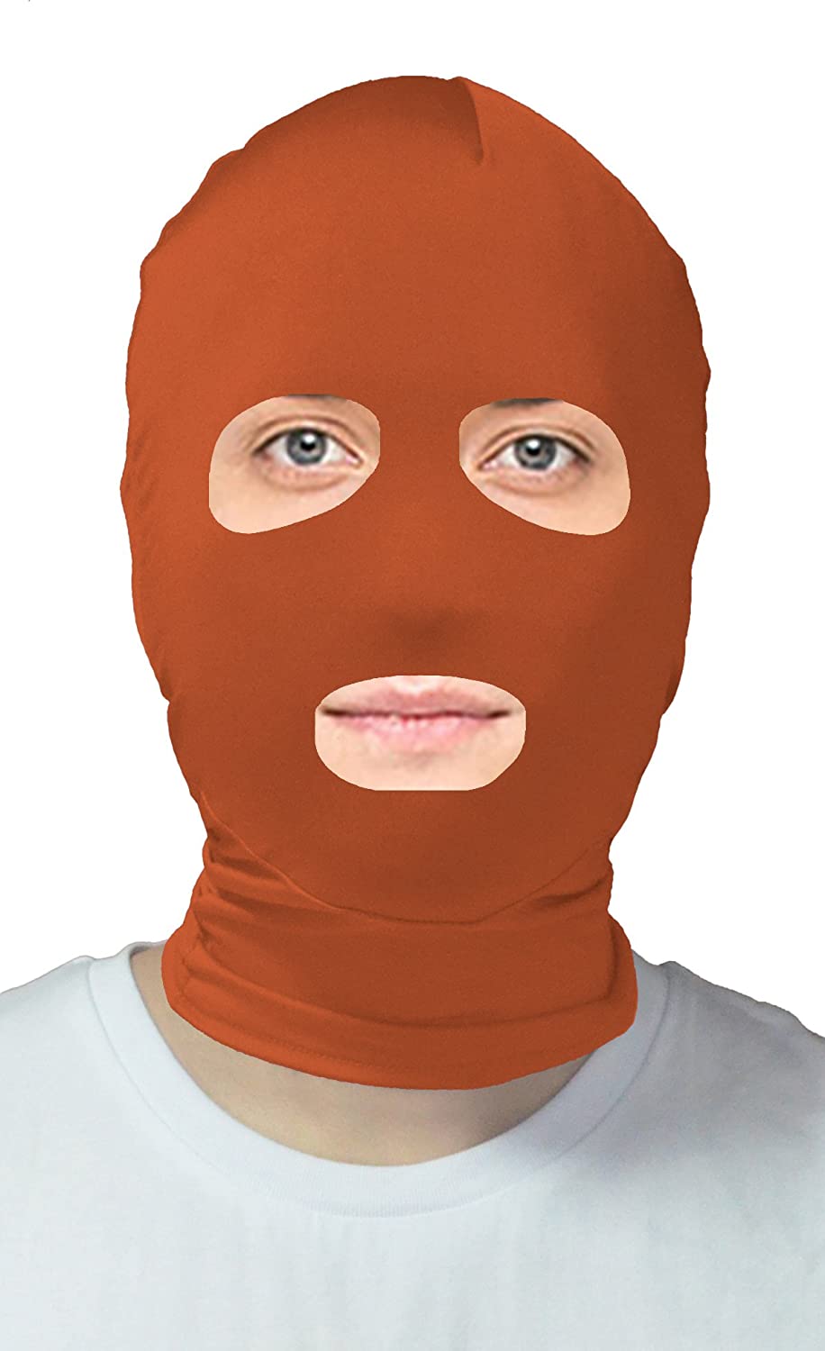 Lycra Masken Spandex Hoods Open Eyes and Mouth Zentai Hood Mask Cosplay Accessories