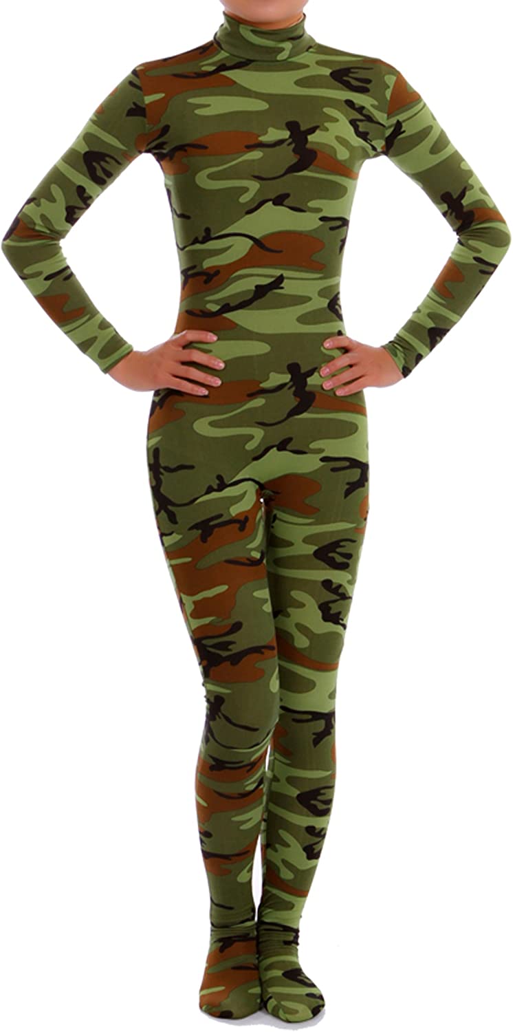 VSVO Unisex Skin-Tight Spandex Full Body Suit (Kids Small, Army Green) :  : Clothing, Shoes & Accessories