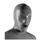 MONNIK Latex Hood Rubber Mask with Eyes honeycomb opening and Mouth Sheath Design for Catsuit Club wear