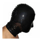 MONNIK Latex Hood Black Eyes Open Rubber Mask full bondage for Bodysuit Clubwear Cosplay Party