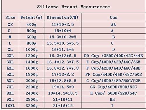 Full Silicone Breast Forms Prosthesis Breast for Mastectomy Crossdresser Prosthesis Bra Fake Breast Enhancers for Transgender